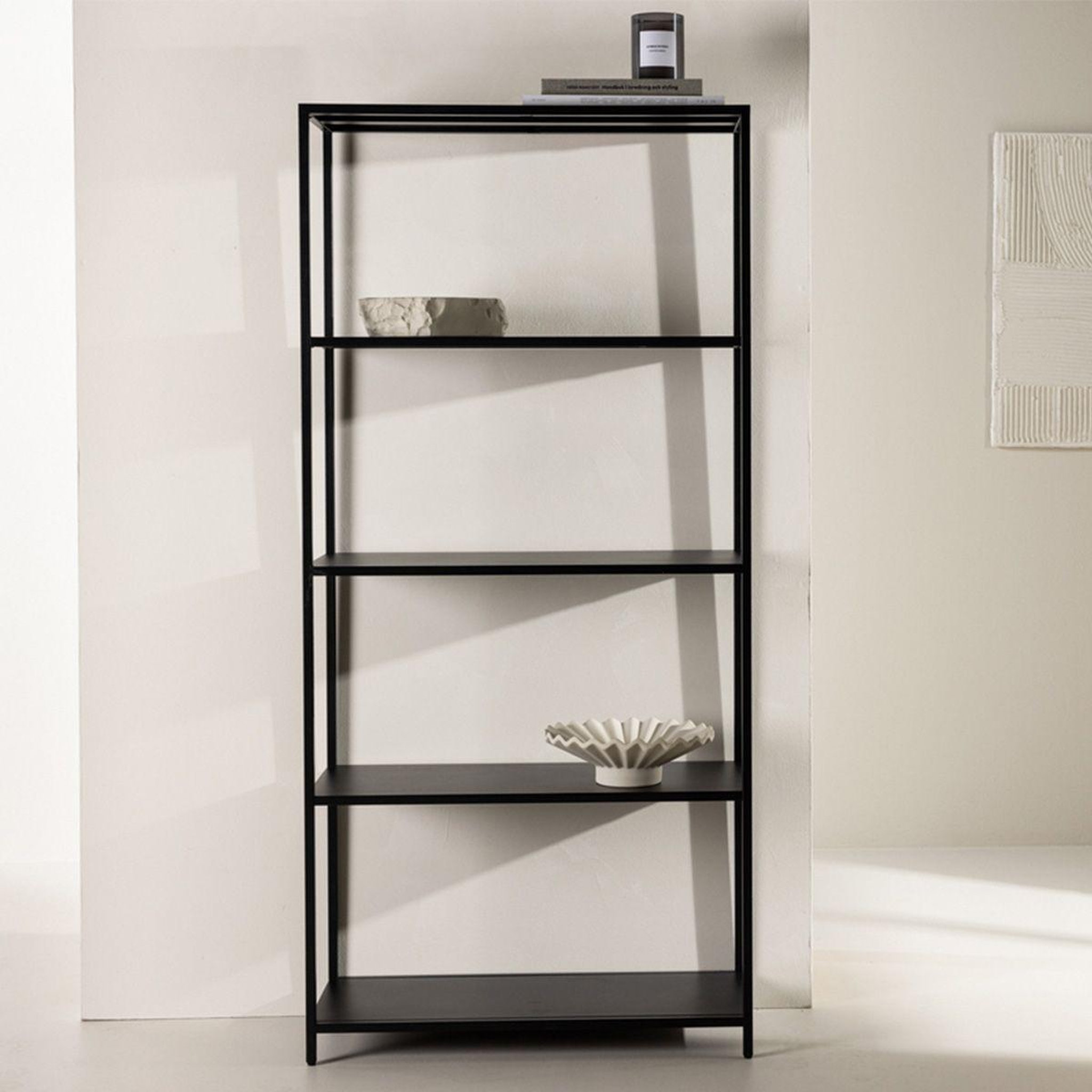 Voir la diapositive 6 : Paris Prix Étagère 5 Niveaux en Métal  Montevideo  150cm Noir