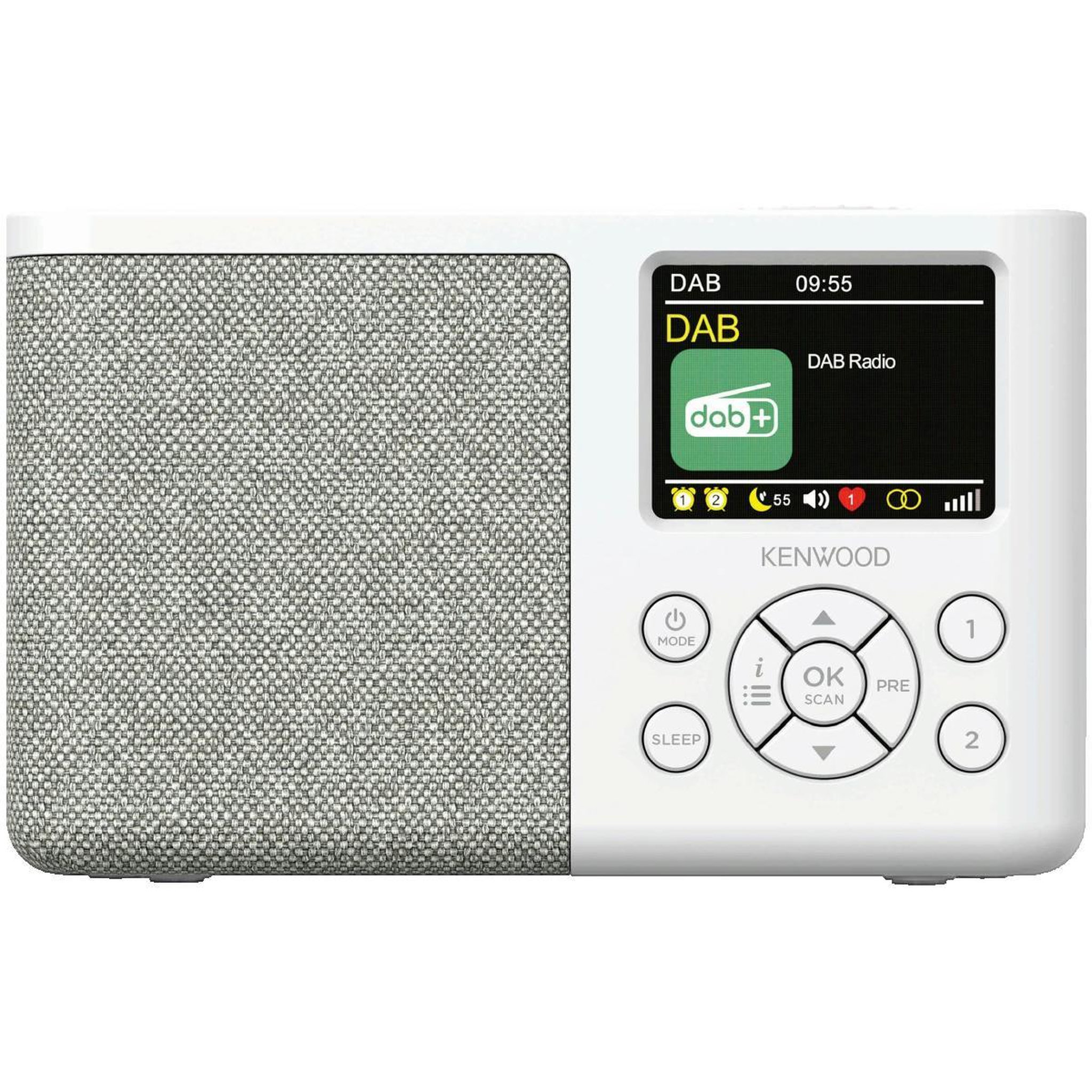 Voir la diapositive 2 : KENWOOD Radio portable Kenwood CR-M33DAB avec tuner numérique DAB+