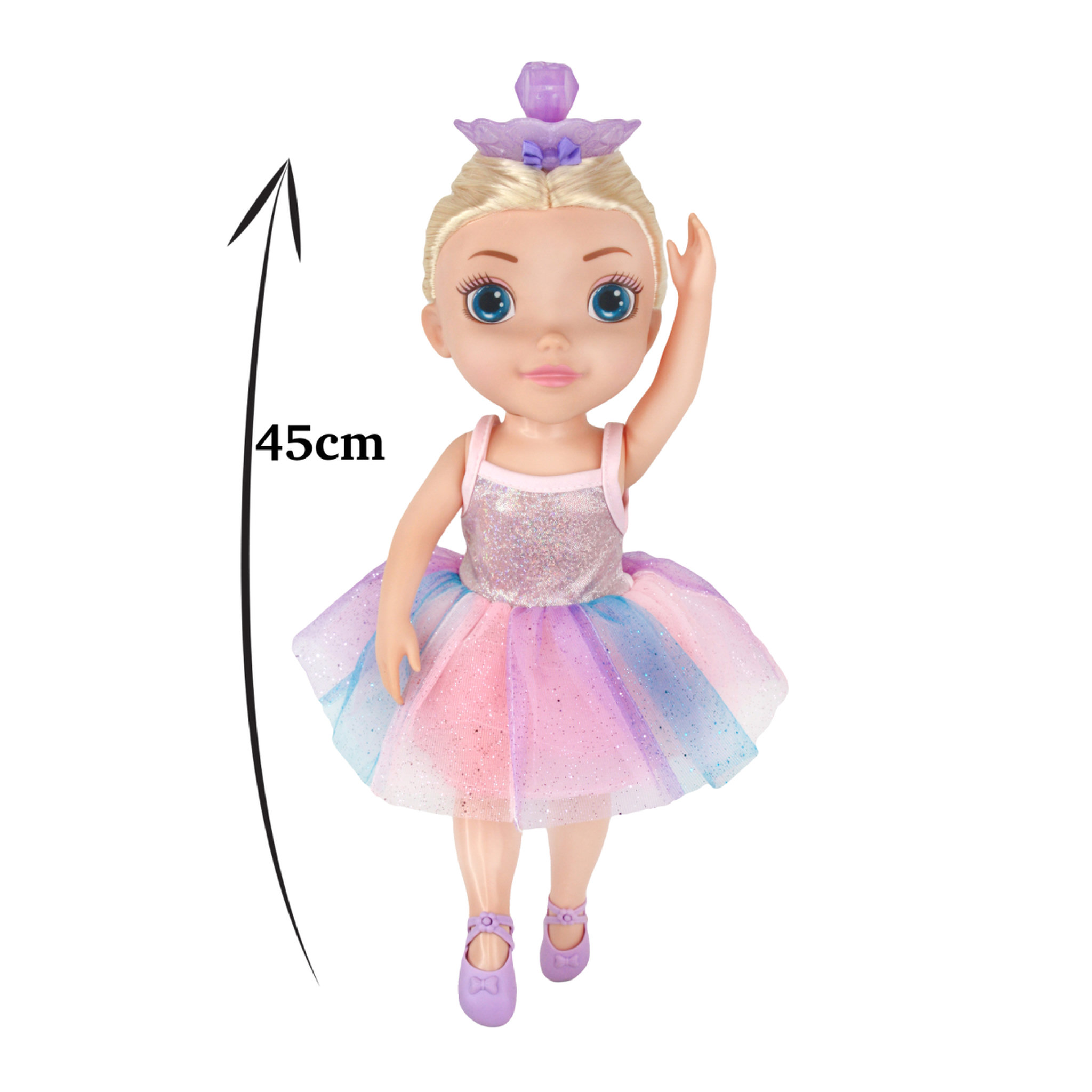 Voir la diapositive 2 : BANDAI Poupée à fonctions 45 cm Ballerina