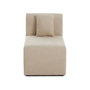 Voir la diapositive 1 : LISA DESIGN Ikare - module d'assise - en tissu