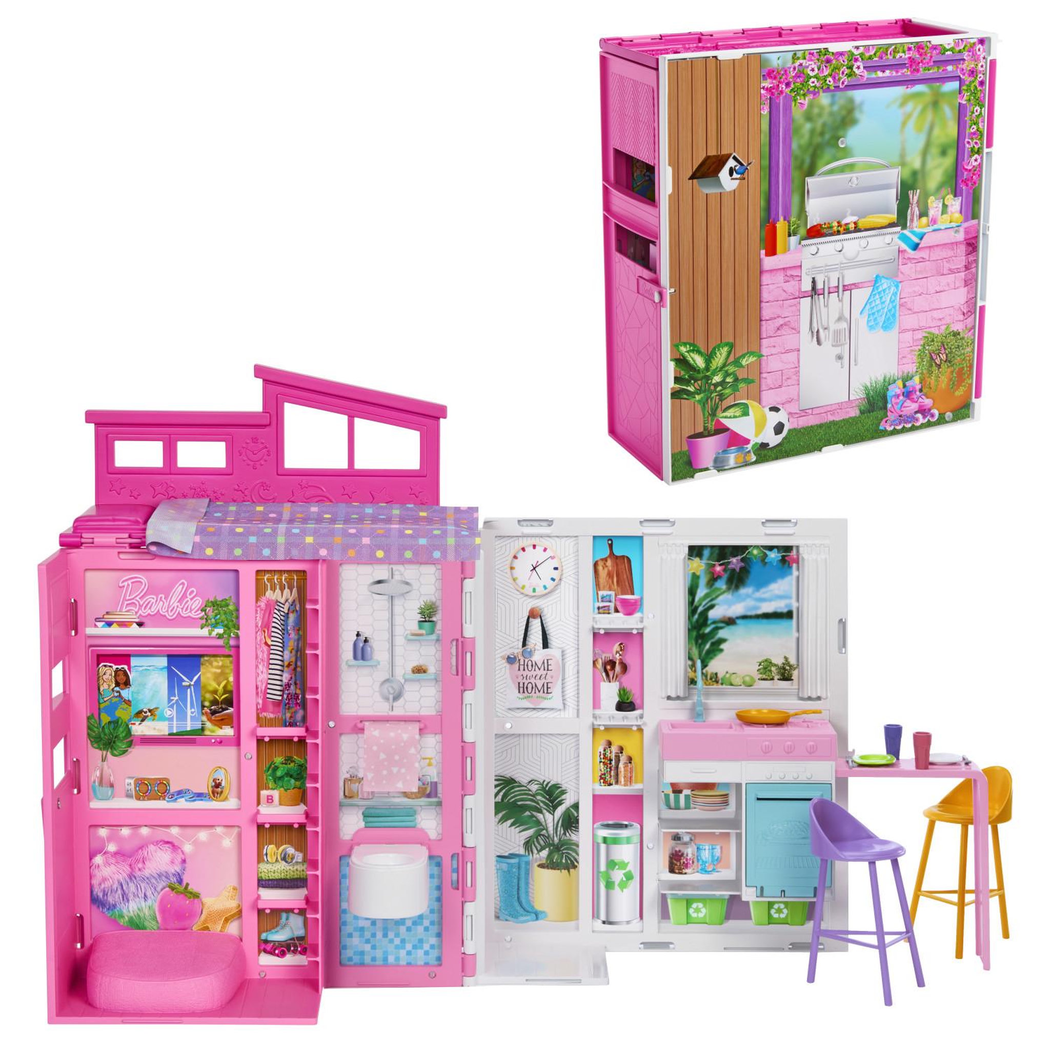 Voir la diapositive 3 : MATTEL Maison de poupée Mattel multicolore