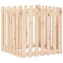 Voir la diapositive 2 : VIDAXL Jardiniere avec design de cloture 70x70x70 cm pin massif