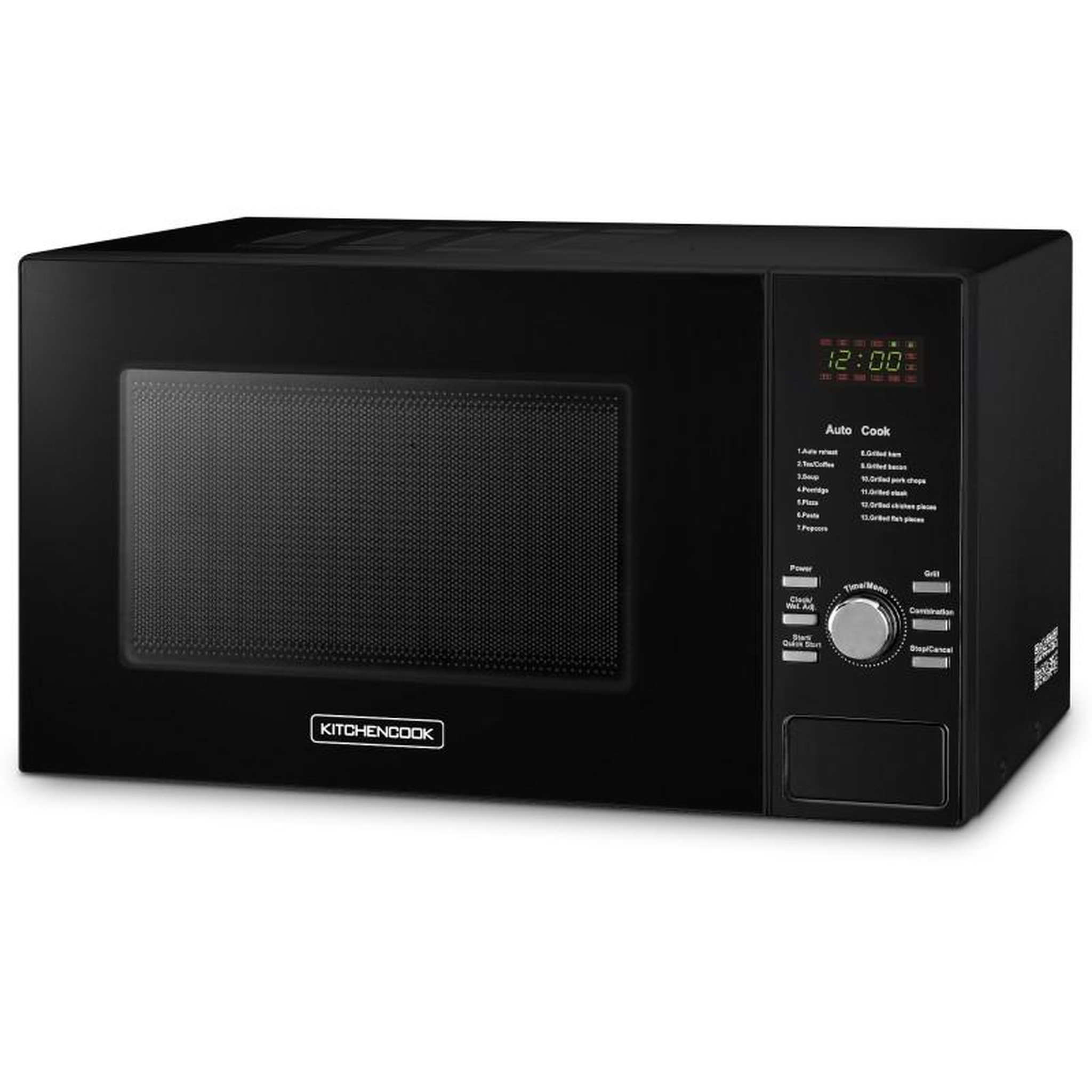 Voir la diapositive 6 : KITCHENCOOK Kitchencook - kmo30 - micro-ondes combiné digital 30l - grill 1050w - 13 programmes