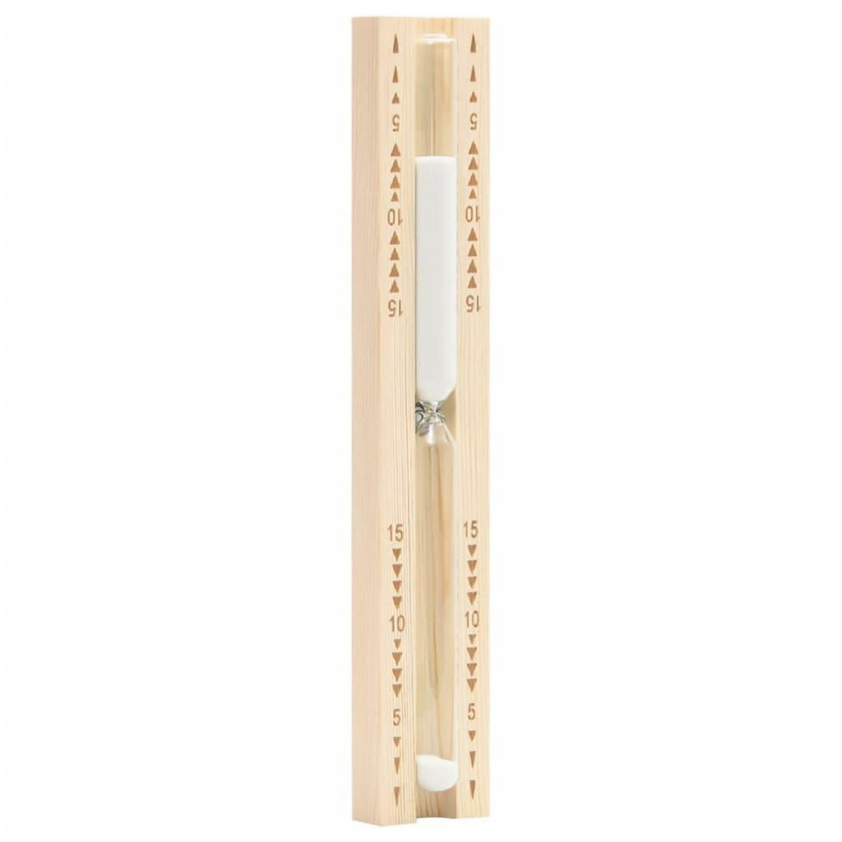 VIDAXL Minuterie a sable pour sauna 15 minutes Bois massif de pin
