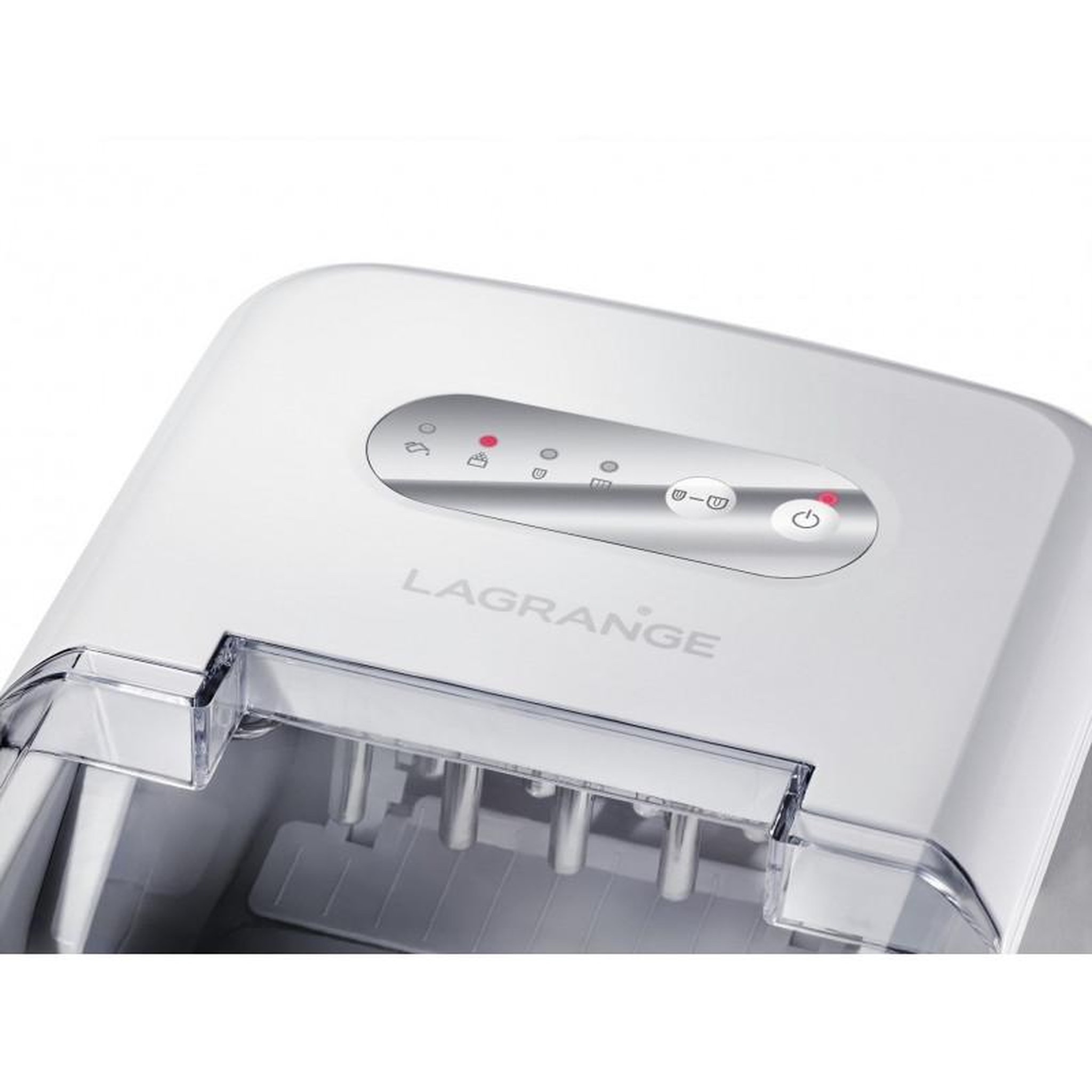 Voir la diapositive 3 : LAGRANGE Machine à glaçons 120w 12kg/24h avec nettoyage automatique inox - 489002