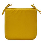 ATMOSPHERA Galette de Chaise Uni  Lilou  38x38cm Ocre