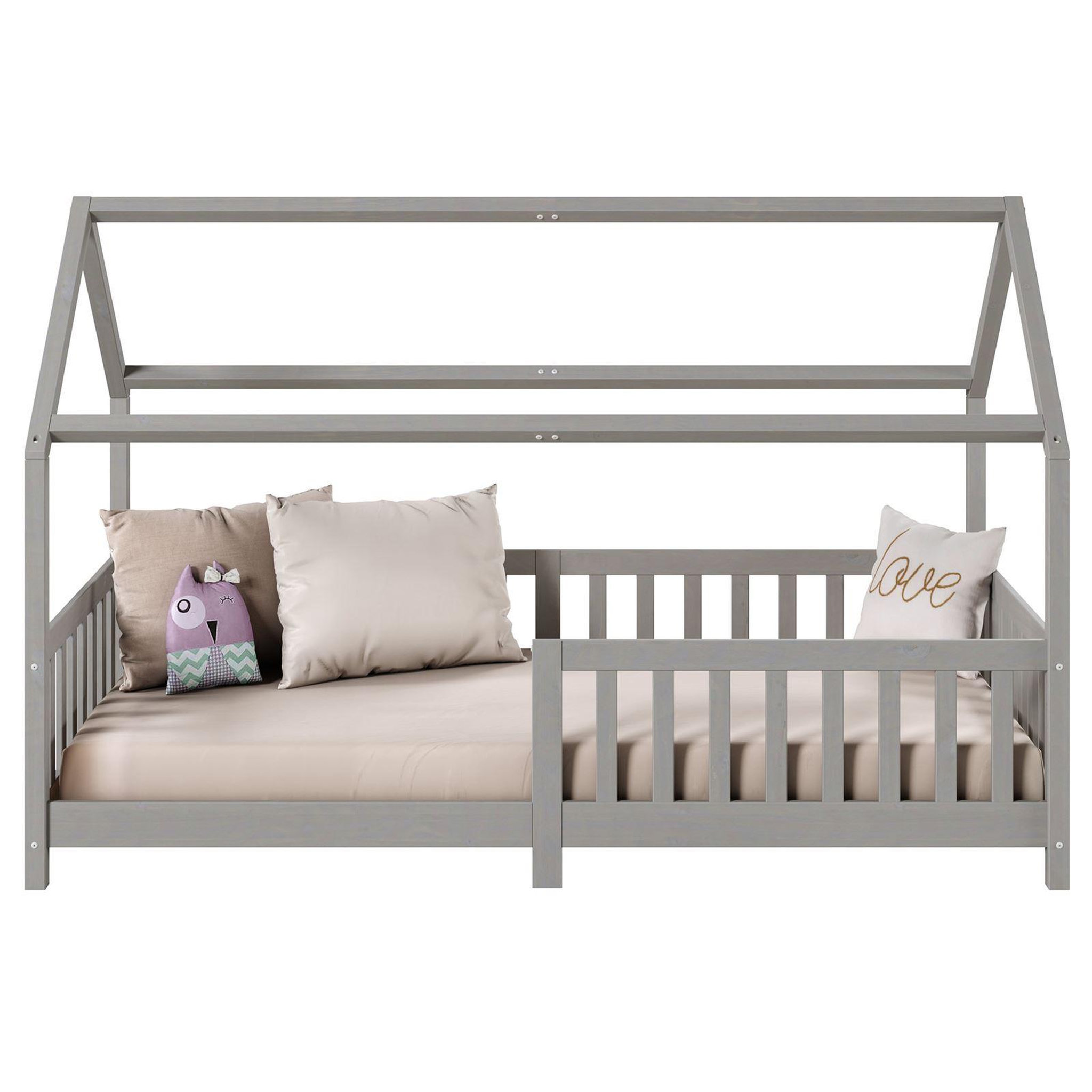 Voir la diapositive 3 : IDIMEX Lit cabane nina 90 x 190 cm, en pin massif