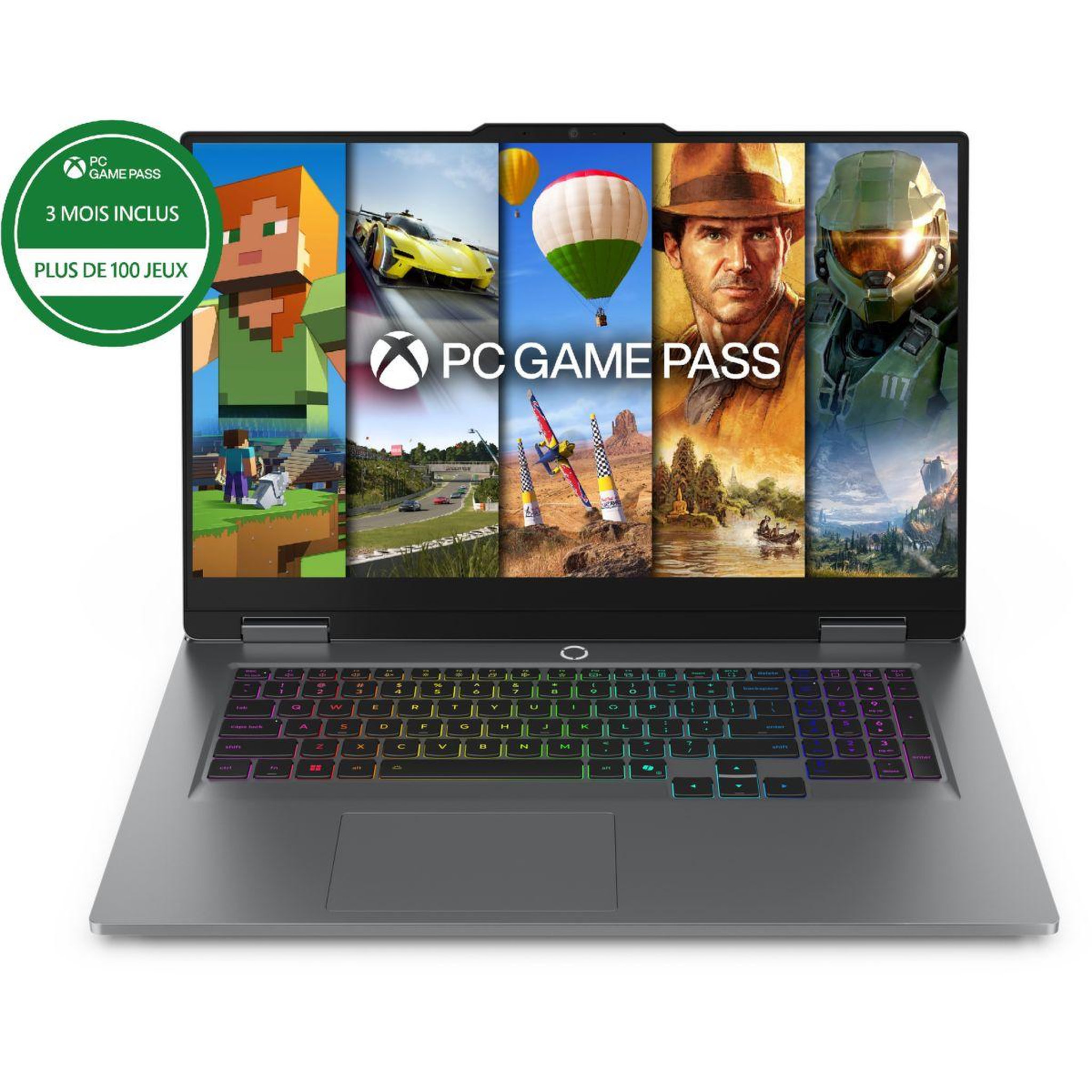 Lenovo PC Gamer Loq 17,3  FHD 165Hz Intel Core i7 13650HX Nvidia GeForce RTX 5060 16 Go RAM DDR5 SSD 512 Go