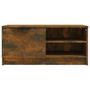 Voir la diapositive 5 : VIDAXL Meuble TV Chene fume 80x35x36,5 cm Bois d'ingenierie