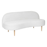 ATMOSPHERA Canapé 2 Places en Tissu Bouclette  Insi  172cm Blanc