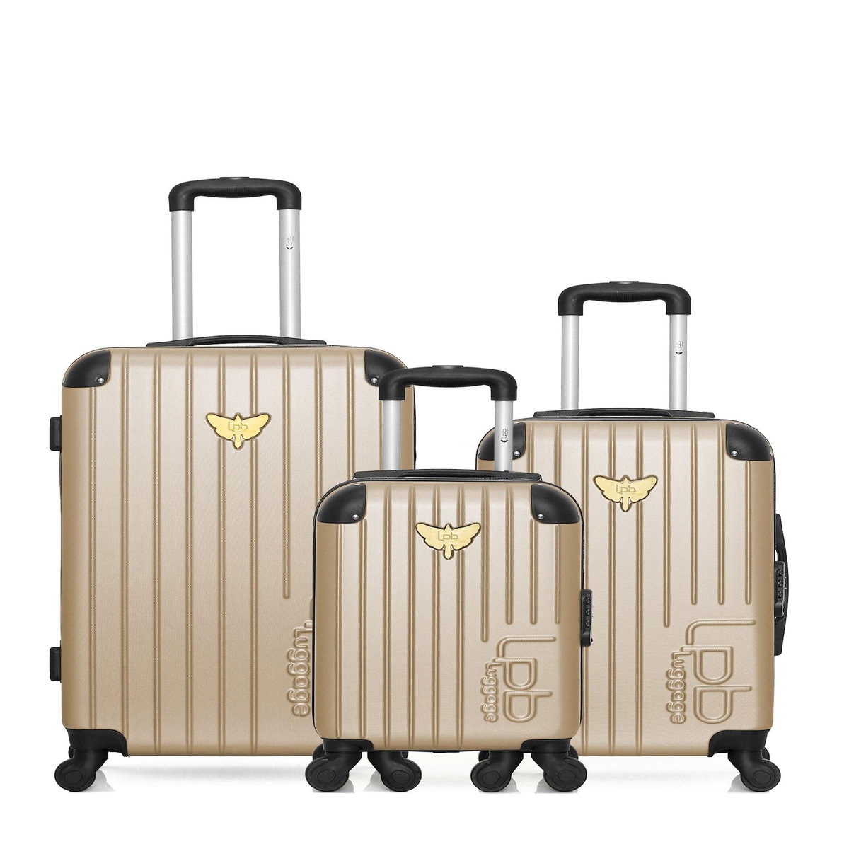 LES P'TITES BOMBES LPB LPB LUGGAGE - Lot de 3 - Valise weekend, valise cabine et valise cabine XXS MARIANNE