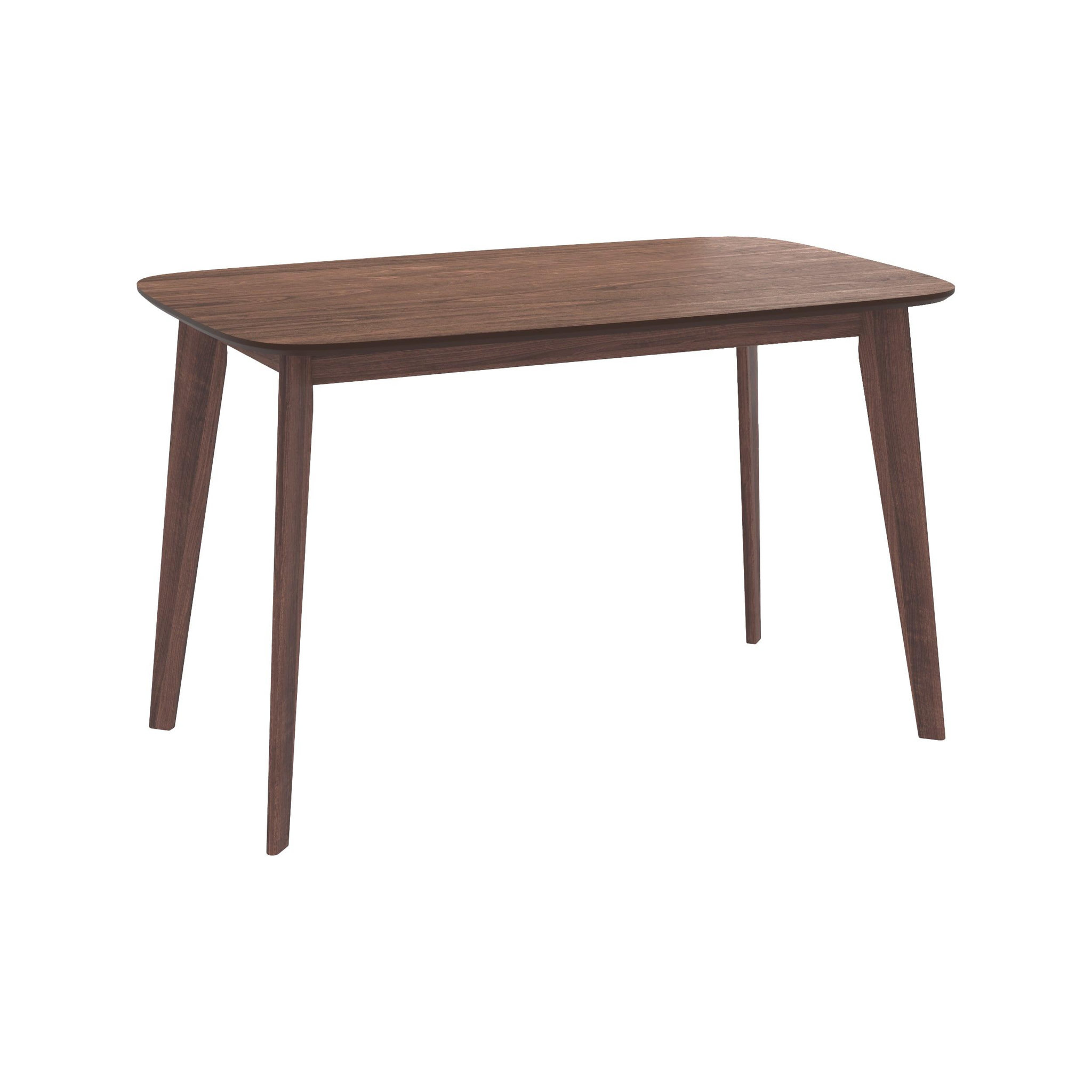 MAISON PAVANE Table rectangulaire 4 personnes en bois foncé 120 cm-oman