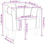 Voir la diapositive 6 : VIDAXL Chaise cabriolet gris clair tissu