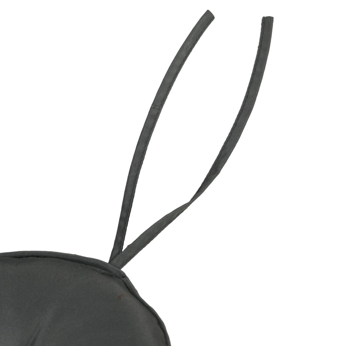 OUTSUNNY Lot de 4 coussins de chaises de jardin polyester gris foncé