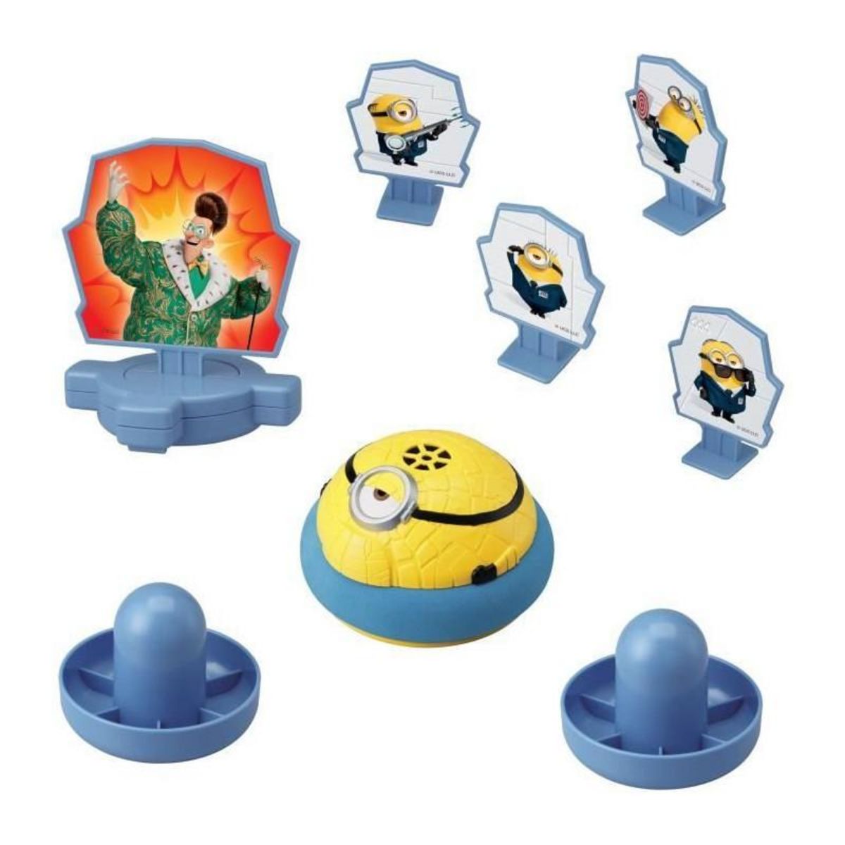 EPOCH Jeu de Table - EPOCH GAMES - Minions Hover Strike Battle - Renvoyer le Palet, Évite les Minions !