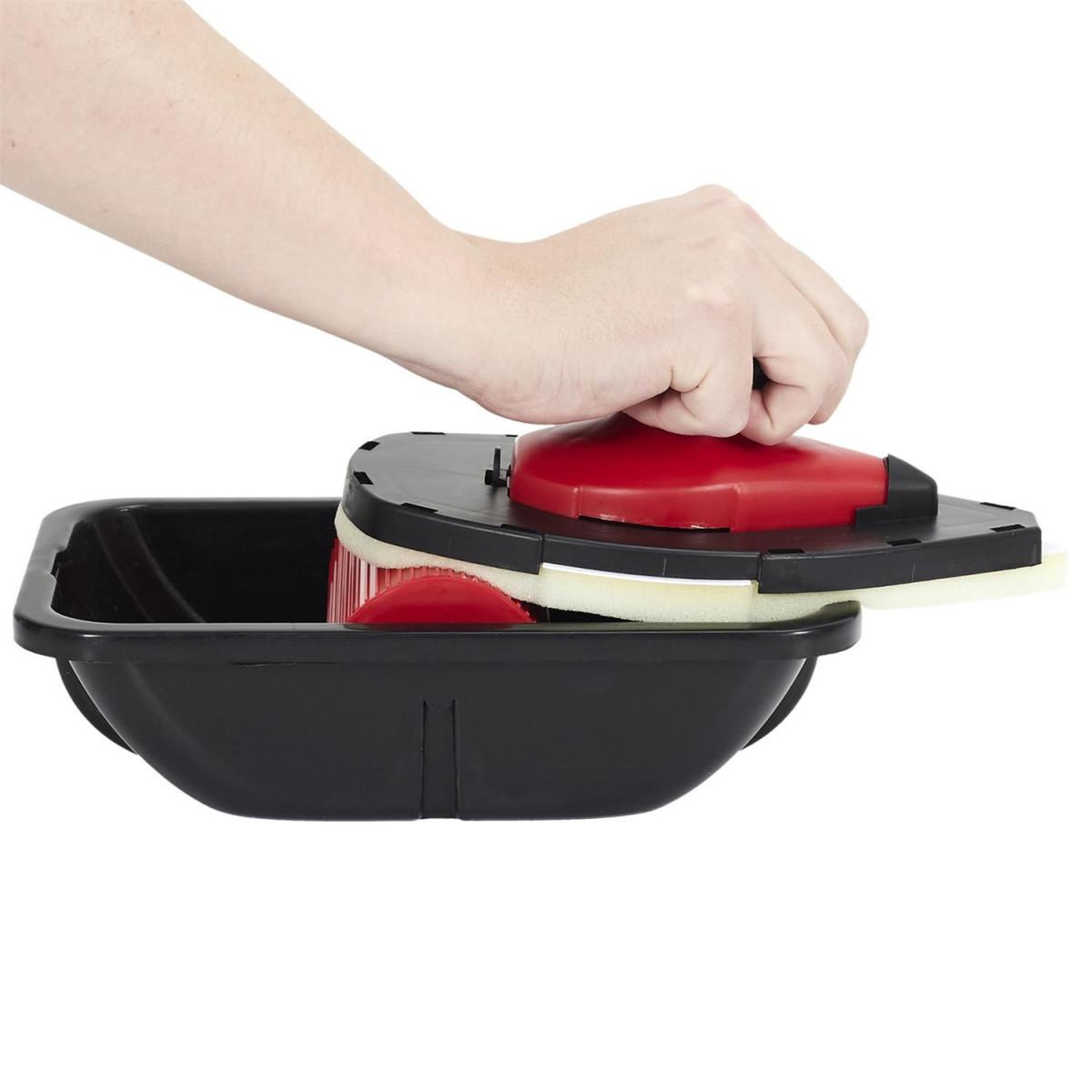 Voir la diapositive 5 : Je cherche une idee Kit de peinture  sans bavure  22cm rouge & noir