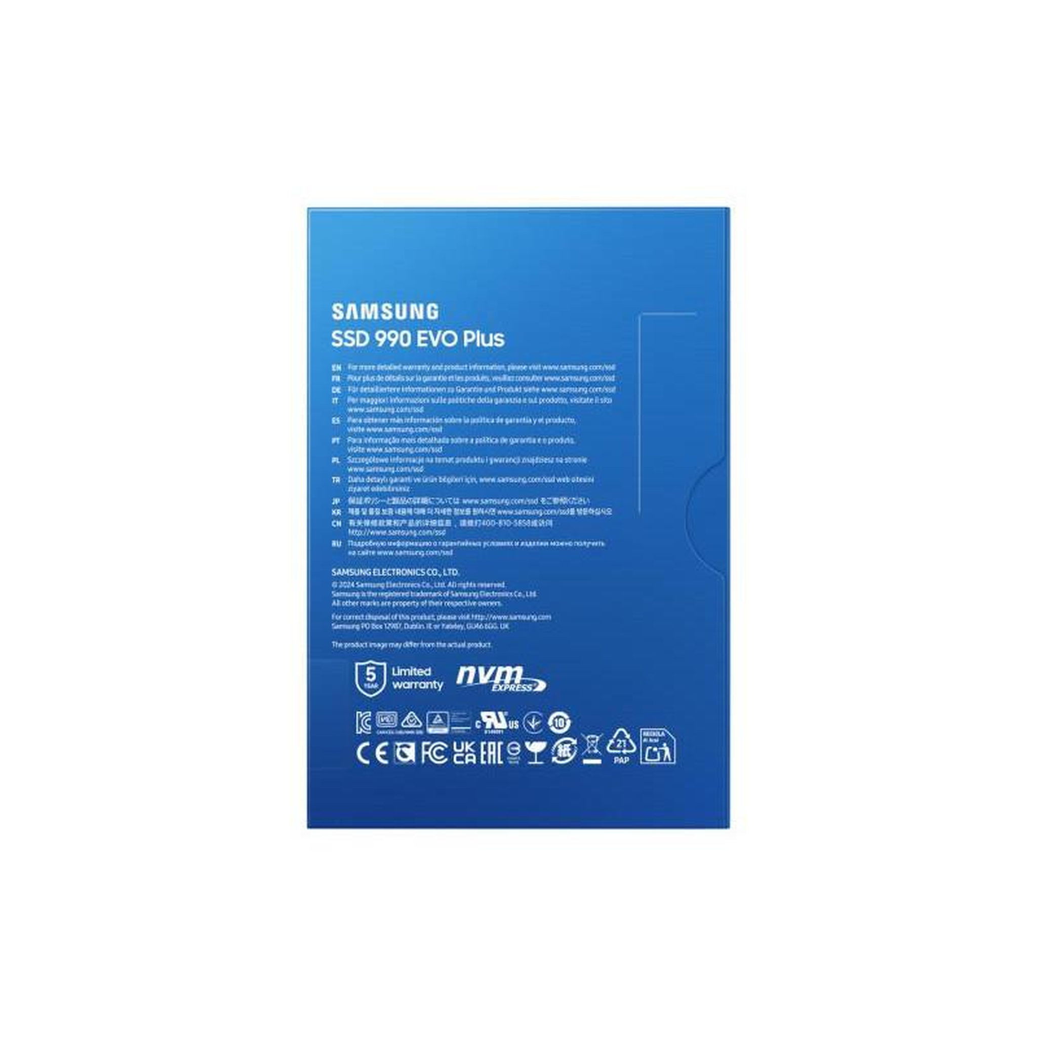 Voir la diapositive 6 : Samsung Disque dur SSD interne 990 EVO Plus 2 To