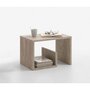 Voir la diapositive 3 : Paris Prix Table d'Appoint Design  Kani  59cm Chêne Sable