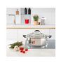 Voir la diapositive 3 : Lagostina Sauteuse inox 26cm + couvercle - 012896032426