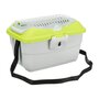 Voir la diapositive 2 : Trixie TRIXIE Box de transport Mini-Capri 40 × 22 × 30 cm gris clair/vert pour rongeurs