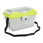 Voir la diapositive 2 : Trixie TRIXIE Box de transport Mini-Capri 40 × 22 × 30 cm gris clair/vert pour rongeurs
