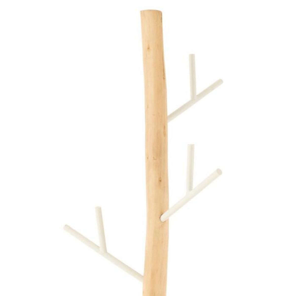 Paris Prix Porte-Manteaux en Bois  Bali  180cm Naturel & Blanc