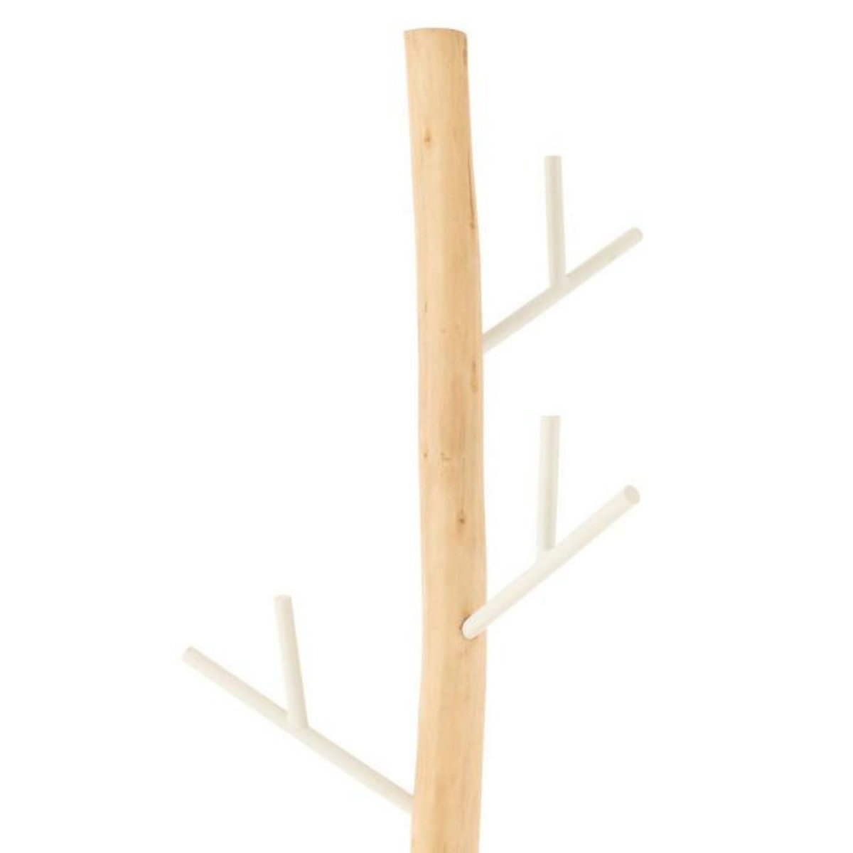 Paris Prix Porte-Manteaux en Bois  Bali  180cm Naturel & Blanc