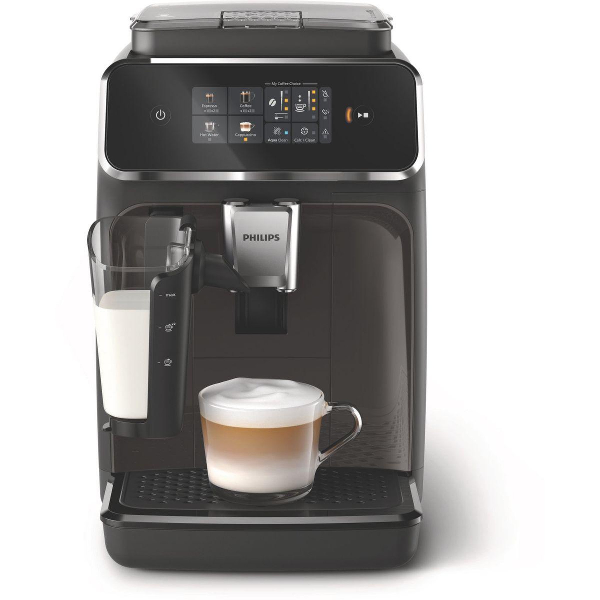 Philips Expresso broyeur ep2334/10 machine à café à grain silent brew série 2300 lattego