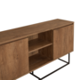 Voir la diapositive 6 : CONCEPT USINE Buffet 2 portes 6 espaces de rangement 140 cm BREZNO