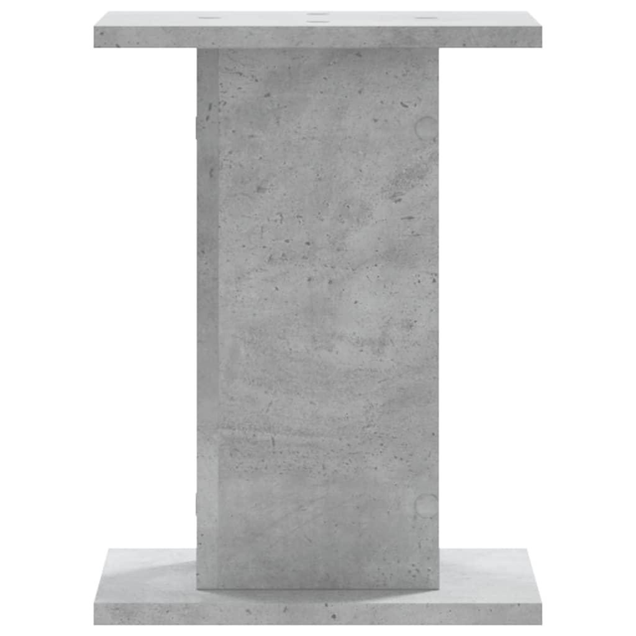 Voir la diapositive 4 : VIDAXL Supports pour plantes 2 pcs gris beton bois d'ingenierie
