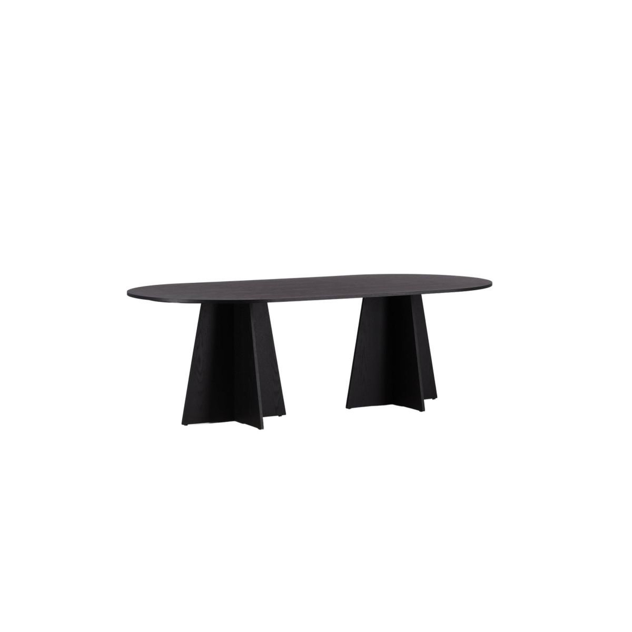 Voir la diapositive 4 : Paris Prix Table à manger design  bootcut  230cm noir