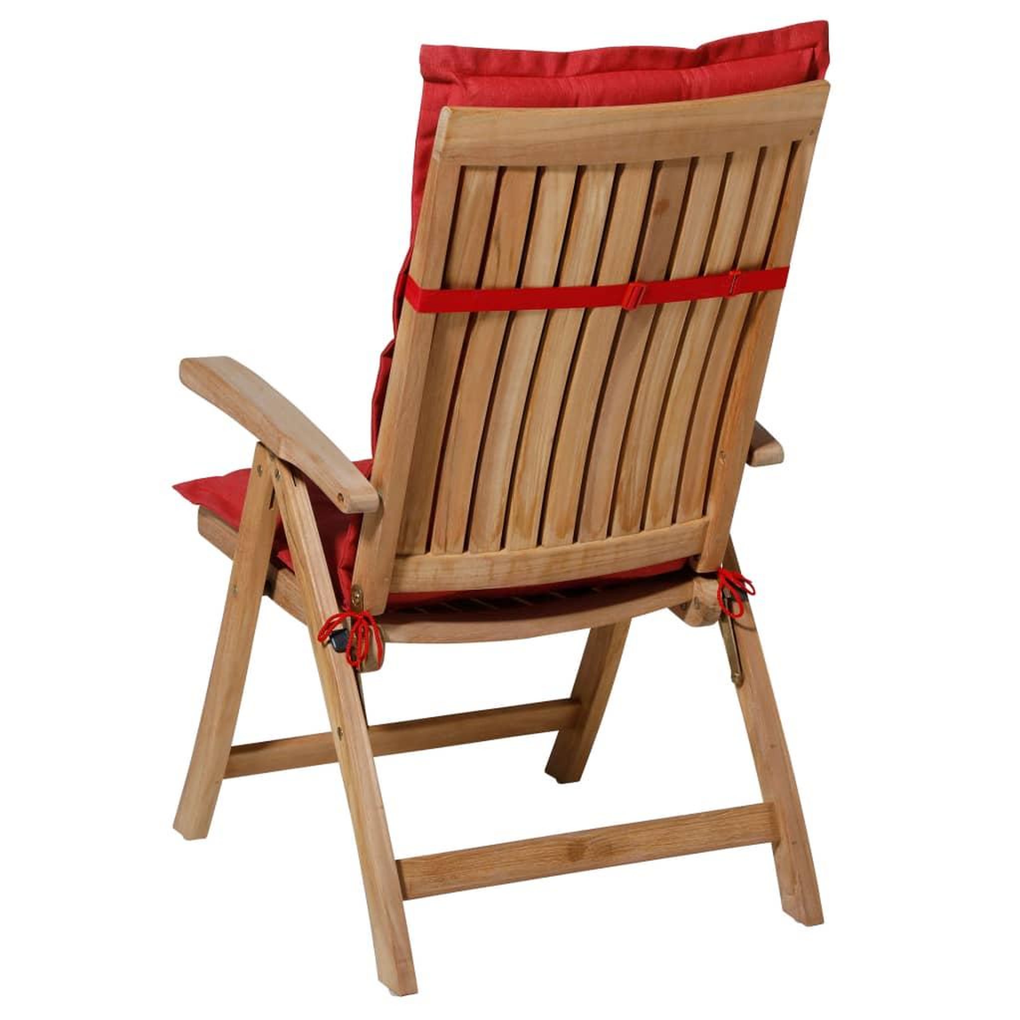 Voir la diapositive 3 : MADISON Madison Coussin de chaise a dossier haut Panama 123x50 cm Rouge brique