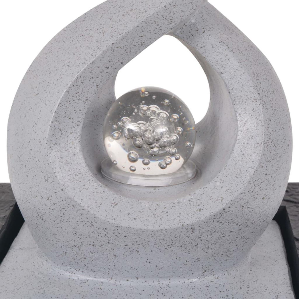 VIDAXL Fontaine d'interieur avec lampe LED Polyresine