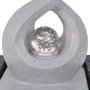 Voir la diapositive 4 : VIDAXL Fontaine d'interieur avec lampe LED Polyresine