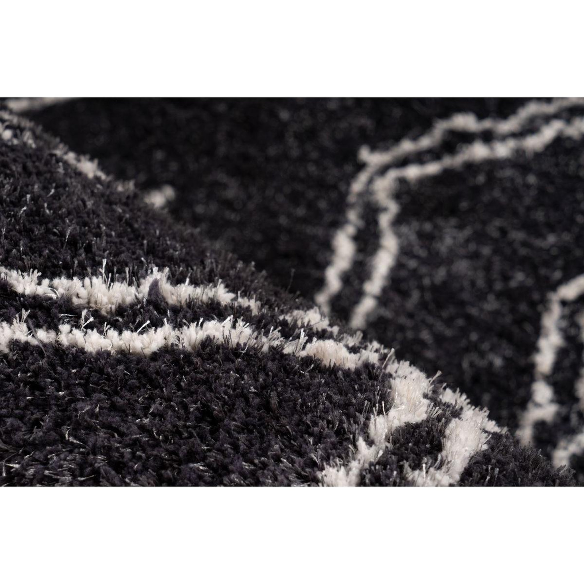 Voir la diapositive 3 : Paris Prix Tapis Imprimé Losange  Orlando  Anthracite
