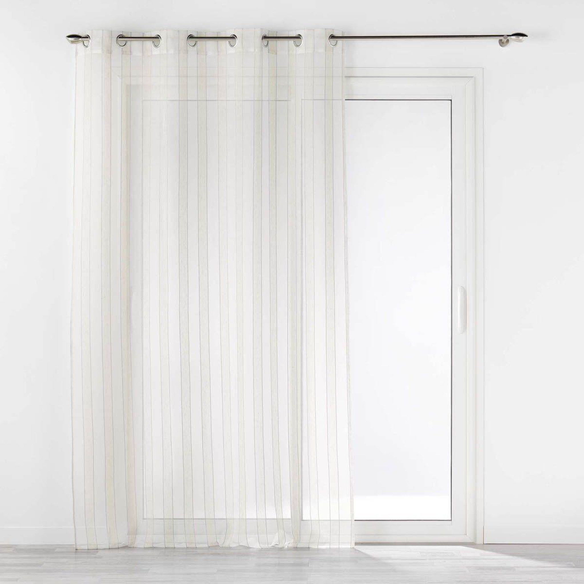 Douceur d'Intérieur Rideau voilage à œillets  charlize  140x240cm naturel