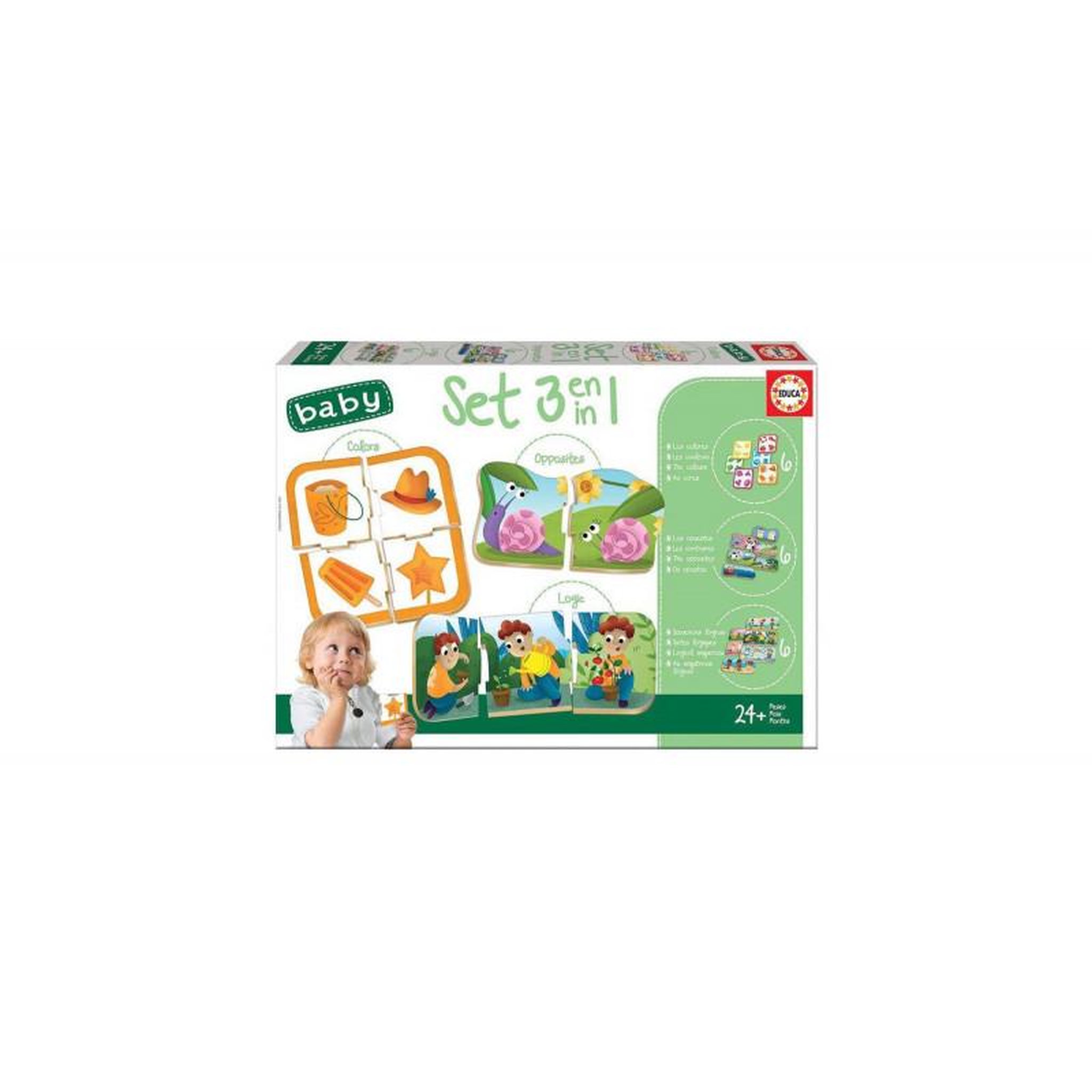 EDUCA Set 3 en 1 Baby Educa