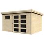 Voir la diapositive 2 : DECOR ET JARDIN Abri de jardin bois - 9,6m² - PAOLO
