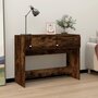 Voir la diapositive 3 : VIDAXL Table console Chene fume 100x39x75 cm Bois d'ingenierie
