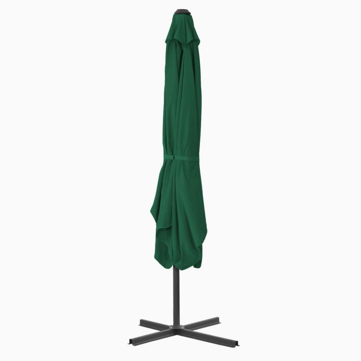 VIDAXL Parasol d'exterieur avec mat en acier 250x250 cm vert