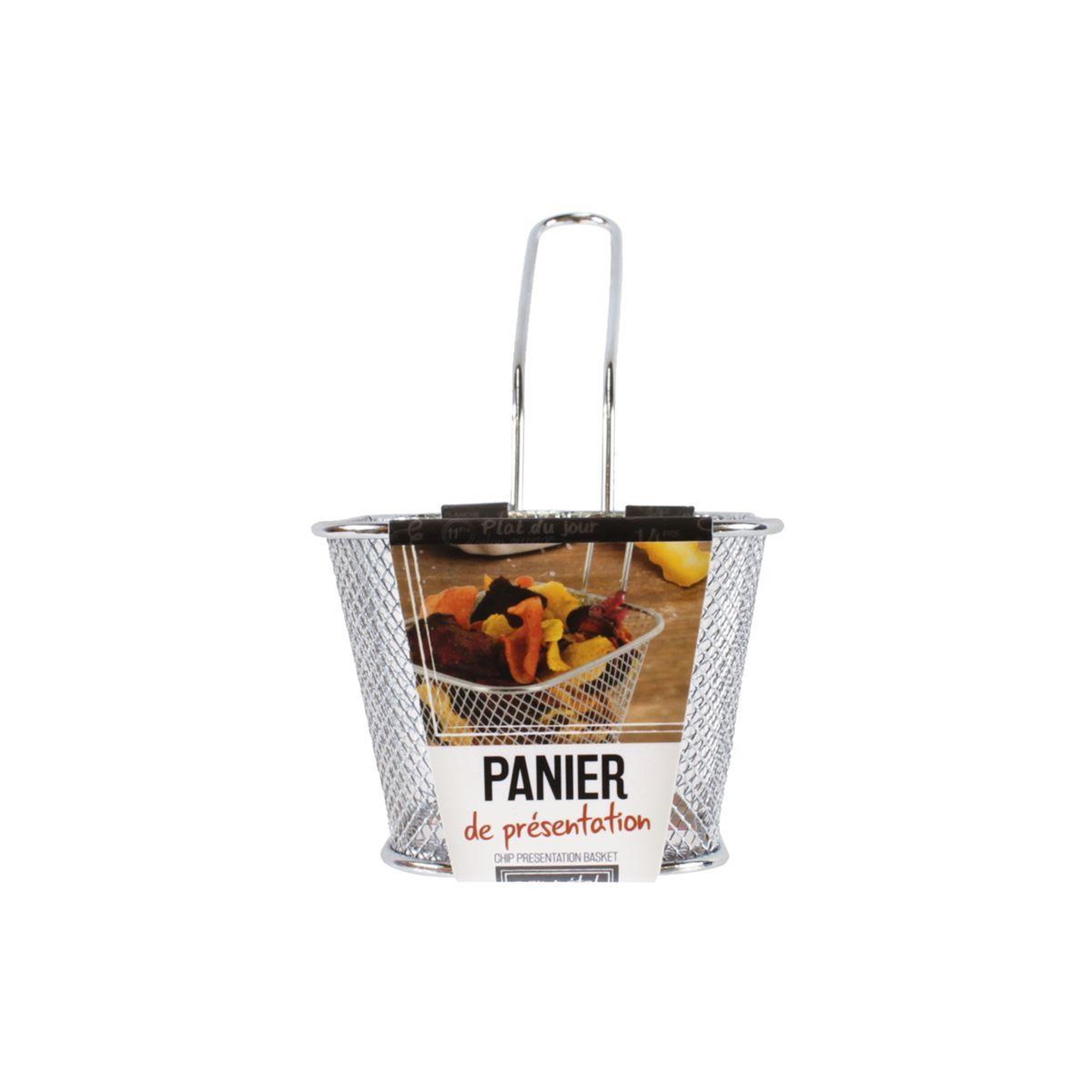 Voir la diapositive 2 : TOTALLY ADDICT Panier à frites à frites carré