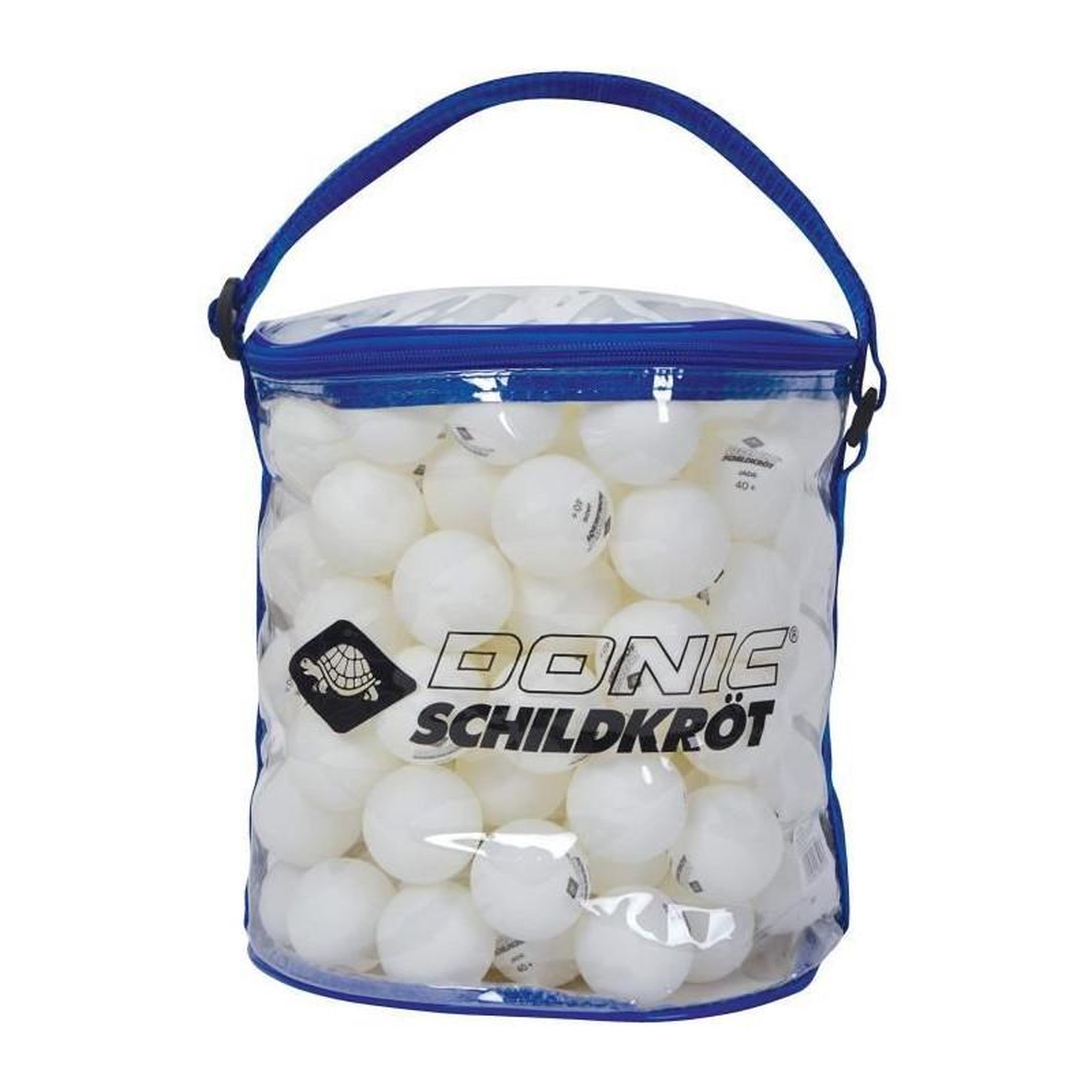 Voir la diapositive 2 : SCHILDKROT Balles de tennis de table - SCHILDKRÖT - JADE POLY 40+ - blanc -144 pcs.