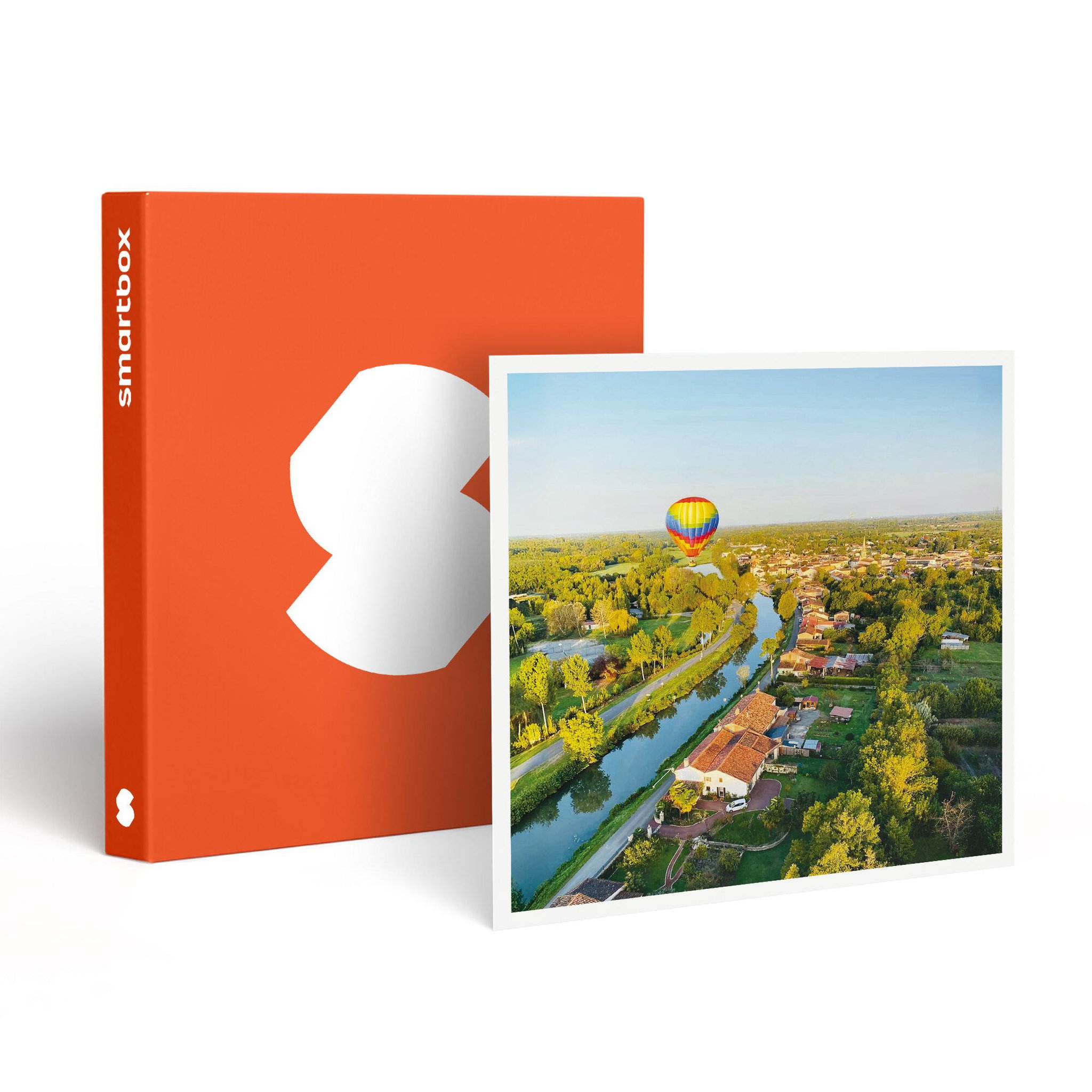 Smartbox Vol en montgolfière au-dessus du marais poitevin avec visite en barque en semaine pour 2 personnes - coffret cadeau sport & aventure
