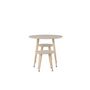 Voir la diapositive 2 : Paris Prix Table & 2 Tabourets Enfant  Kids  60cm Naturel