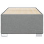 Voir la diapositive 4 : VIDAXL Cadre de lit sans matelas gris clair 80x200 cm tissu