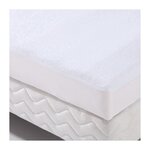 POYET MOTTE Protection literie housse impermeable Transalese eponge 100% coton 80x190 cm blanc