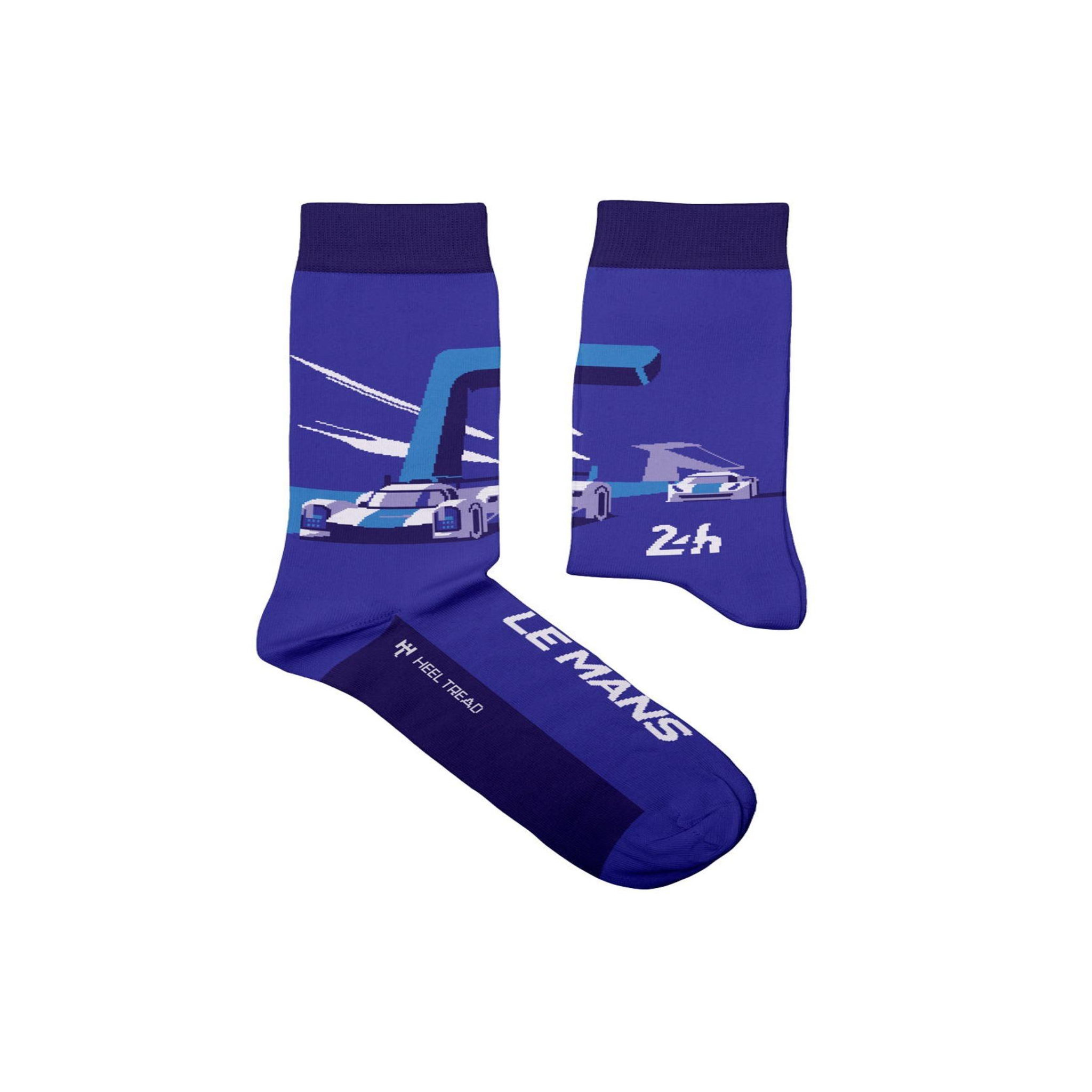 SOCK AFFAIRS Chaussettes hypercar des 24h du mans. Coloris disponibles : Bleu