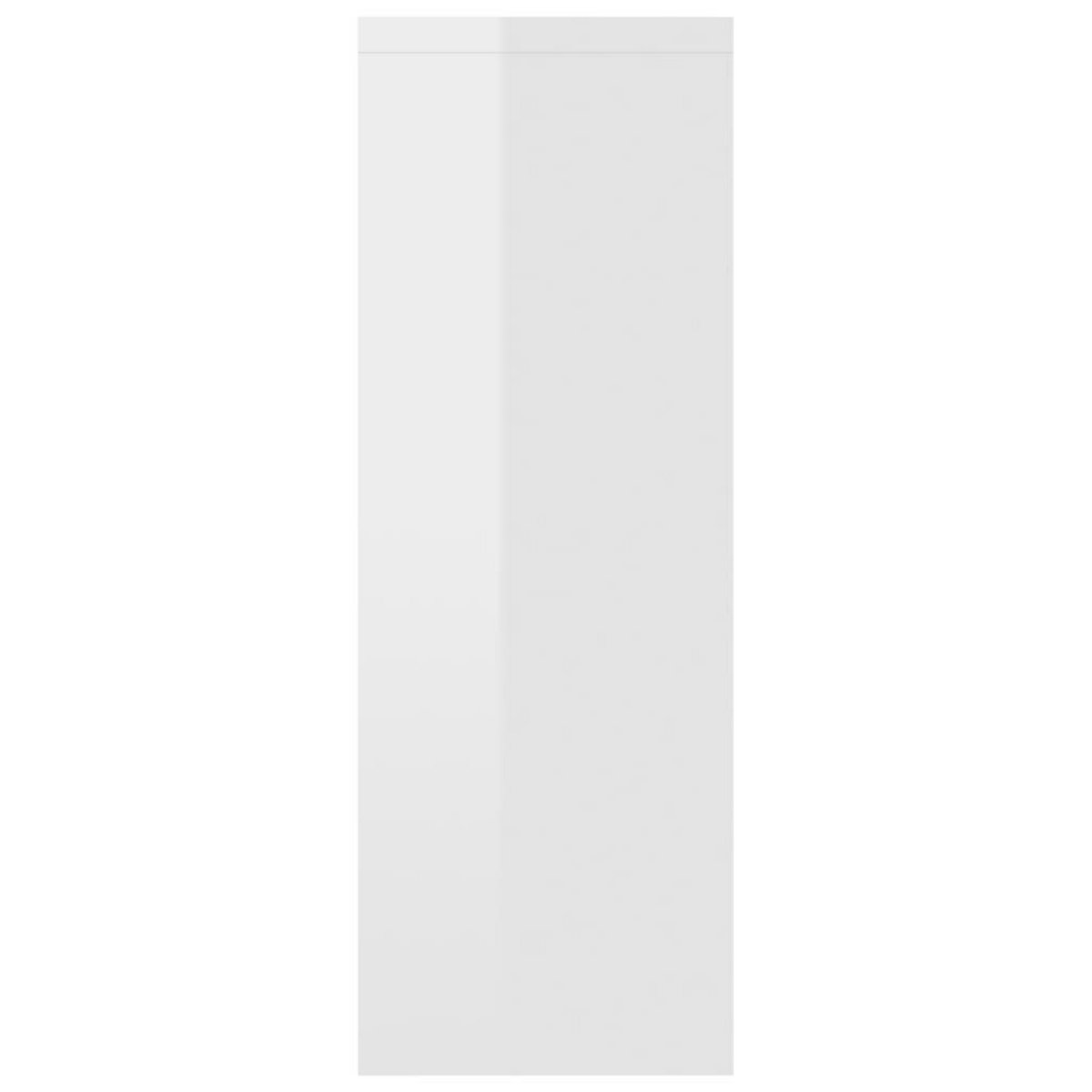 VIDAXL Etagere murale Blanc brillant 45,1x16x45,1 cm Bois d'ingenierie