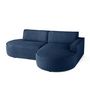 Voir la diapositive 4 : LISA DESIGN Spiaggia - canapé d'angle droit - forme arrondie - 4 places - en velours côtelé