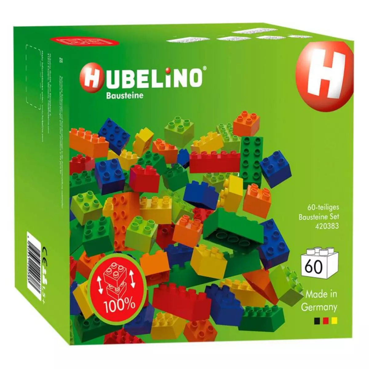 HUBELINO Hubelino Building Block Set, 60 pcs.